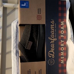 Dearfoams Men's Clog Slipper Size L  11-12